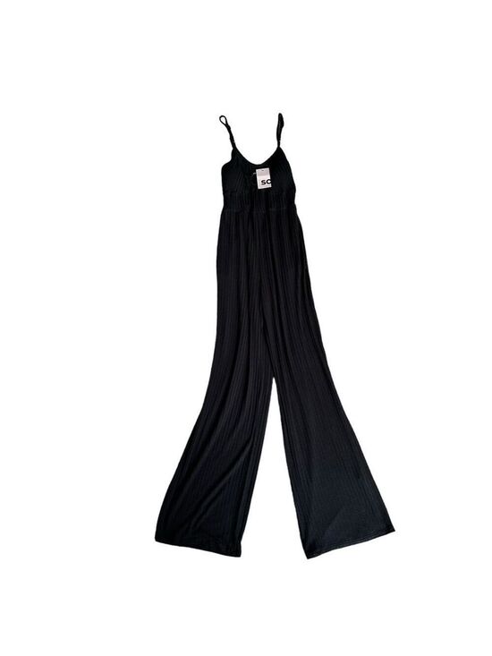 SO Pants - SO Kohl’s O-Ring Ribbed Black Luxe Spaghetti Strap Jumpsuit With Pockets NWT XS